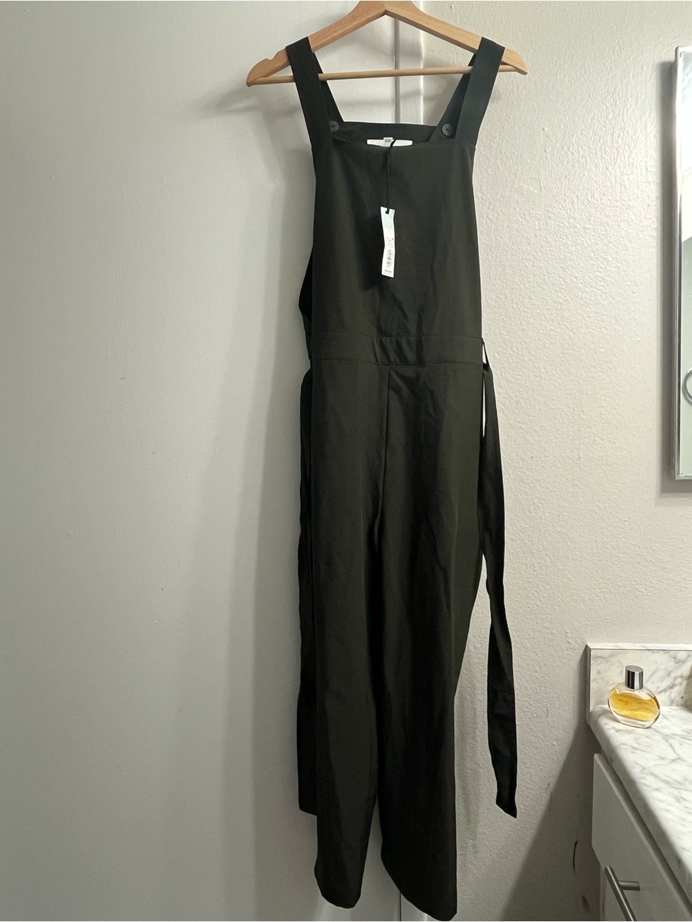 Prologue Black Pinafore Jumpsuit with Side Ties